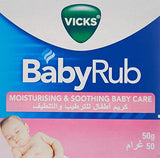 Vicks BabyRub Soothing Vapor Rub for Babies - 50g