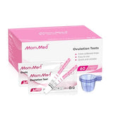 Mommed 60 Ovulation LH Test Strips Kit with 60 Collection Cups (High Sensitivity)