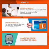 Contour Bayer Blood Glucose Test Strips (50 Count)