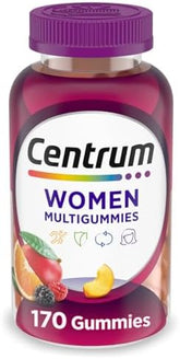 Centrum, Women Multigummies, Assorted Natural Fruit , 170 Gummies