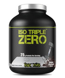 Laperva ISO TRIPLE ZERO Isolated Whey Protein - Belgian Chocolate - 28g Protein, Zero Carbs & Sugar - 2 LB