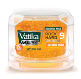 Vatika Naturals Menz Extreme Hold Hair Gel 250ml - 24H Strong Hold, No Alcohol