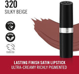 Rimmel Lasting Finish Satin Lipstick - Silky Beige 320 - Vegan & Long-lasting