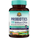 Vitalitown Probiotics 120 Billion CFU - 36 Strains with Prebiotics & Enzymes