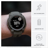 Garmin Instinct E Lime Bezel Smartwatch with Twilight Band