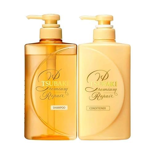 TSUBAKI Premium Repair Shampoo and Conditioner Set - 490ml Each (No Box)