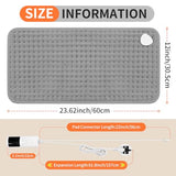 SKY-TOUCH Electric Heating Pad - Back, Neck, Shoulder & Belly Relief (9 Temp Levels, Machine Washable)