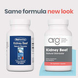 Allergy Research Group Kidney Beef Natural Glandular - 100 Vegicaps - Kidney Support Supplement
