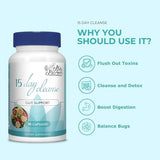 Milamiamor 15 Day Cleanse - Gut and Colon Support - Advanced Gut Cleanse Detox for Women & Men with Senna, Cascara Sagrada & Psyllium Husk - Non-GMO - Made in USA - 30 Capsules