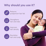 Be Bodywise Biotin Hair Gummies - Postpartum Hair Fall Support - 60 Day Pack - Strawberry Flavor