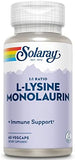 Solaray L-Lysine Monolaurin 1:1 Ratio - 60 Vegetarian Capsules