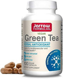 Jarrow Formulas Green Tea Extract 500mg for Antioxidant Support, 100 Veggie Caps