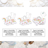 ARNIM 5FT 10LED Rainbow String Lights - Decorative LED Hanging Fairy Lights for Festivals, Easter, Carnival, and Parties