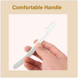 3 Pcs Eyebrow Razor Trimmer Set - Foldable Facial Hair Remover for Women & Men