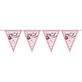 Folat Pink Stork "Birth Girl" Bunting Garland - 10m Baby Shower Decoration