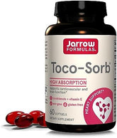 Jarrow Formulas Toco-Sorb Vitamin E - 60 Softgels - Antioxidant Powerhouse