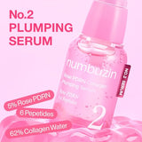 numbuzin No.2 Rose PDRN Collagen Plumping Serum – Hydrating & Firming Korean Skincare Serum for Dry & Combination Skin (1.01 fl.oz.)