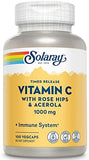 Solaray Vitamin C Timed-Release 1000mg - 100 Vegetarian Capsules