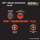 Johnson Level 1233-4800 48 Heavy Duty I-Beam Aluminum Level