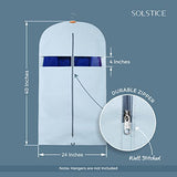 SOLSTICE Blue Cotton Suit Cover for Jackets and Blazers
