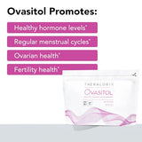 Theralogix Ovasitol Inositol Powder Packets - 180 Servings - Myo-Inositol & D-Chiro Inositol for Hormone Balance