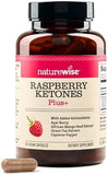 NatureWise Raspberry Ketones Plus with Green Tea, Cayenne & Acai – Vegan, Gluten-Free, 120 Caps, Supports Energy & Weight Goals