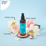 Korean Beauty White Lotus Refreshing Face Mist & Toner - Alcohol-Free Toner for Glowing Skin & Pore Tightening - 100ml