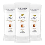 Dove Aluminum Free Deodorant for Women - Shea Butter - 72 Hour Odor Protection - 2.6 oz (3 Count)