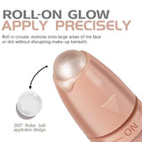 Liquid Highlighter - Roll-On Dewy Glow Glotion for Face & Body, Long-Lasting Shimmer Skin Illuminator