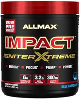 ALLMAX, IMPACT™ IGNITER XTREME, Pre-Workout, Blue Raspberry, 12.7 oz (360 g)