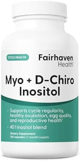 Fairhaven Health, Myo + D-Chiro Inositol, 120 Capsules