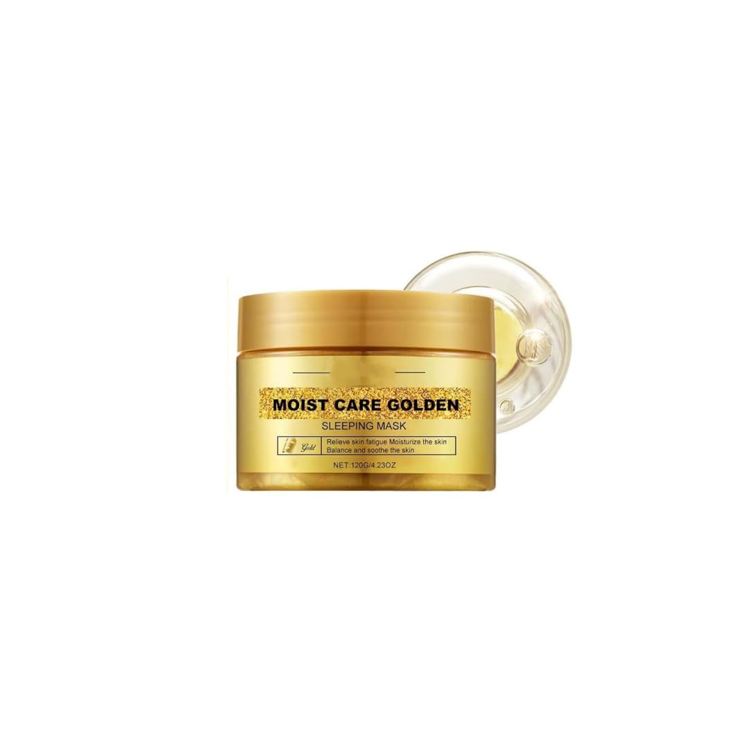 Nalacal Gold Collagen Overnight Sleeping Mask 120g - Hydrating Firming Peel-Off for Acne-Prone Skin