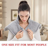 Large Electric Fast Heating Pad for Neck & Shoulders (16x24in)