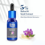 Blue Nectar Bakuchi Serum - Anti-Aging Retinol Alternative for Fine Lines & Wrinkles - Plant-Based Oil-Free Moisturizer Face Serum - 30ml
