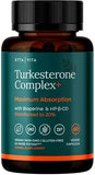Potent Turkesterone Supplement, 2X Pure (Made in USA - 3rd Party Tested) Most Bioavailable and Natural Test Support Supplement, Supports Energy, Lean Muscle Growth, Recovery and Stamina, Vegan (60ct)