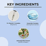 Dr. Sheth’s Oil-Free Moisturizer with Ceramide, Vitamin C & Ashwagandha - Lightweight & Non-Sticky - 50g