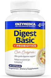 Enzymedica Digest Basic + Probiotics: Superior Digestive Support (30 Capsules)