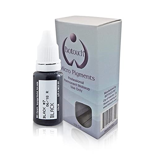 Biotouch Black Pigment - Permanent Makeup Ink, 15mL