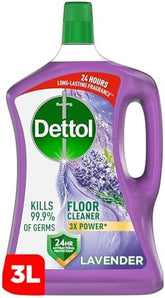 Dettol Antibacterial Power Floor Cleaner (3L) - Lavender Scent