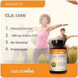 NatureWise, CLA 1250, 1,000 mg, 180 Softgels