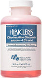 Hibiclens Antimicrobial Skin Cleanser - 16 Oz - 4% CHG - Long-Lasting Germ Protection