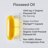 Sports Research Flaxseed Oil: Plant-Based Omega-3s for Heart & Brain Health