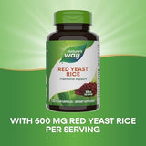 Nature's Way Red Yeast Rice 120 Vegan Capsules – Traditional herbal support for heart health, cholesterol balance, and overall wellness.