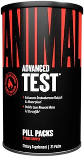 Animal Test Testosterone Booster for Men - Male Enhancing Supplement Libido Booster for Strength Athletes & Bodybuilders to Increase Stamina, Endurance, Muscle Growth, All-in-One Packs – 21 Day Cycle