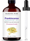 MAJESTIC PURE Frankincense Essential Oil 118 ml – 100% Pure & Natural for Aromatherapy, Skincare & Hair Care