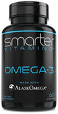 SmarterVitamins Triple Strength Omega 3 Fish Oil (2000mg) - Strawberry Flavor