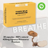 ALIBOOSTER Tiger Milk Mushroom Capsules - 420mg x 30