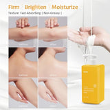 Turmeric & Vitamin C Cream Face Body Lotion – Firming, Brightening, and Moisturizing Skin Care 300ml