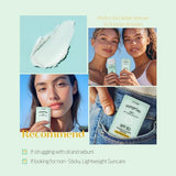 SPF 50 Waterproof Water Fit Sun Serum – Professional Sunscreen with Moisturizing, Firming Lotion, 50ml