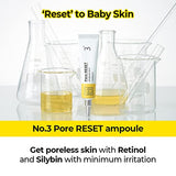 numbuzin No.3 Pore Reset Ampoule Shot – Retinol + Niacinamide for Refined Pores & Sebum Control